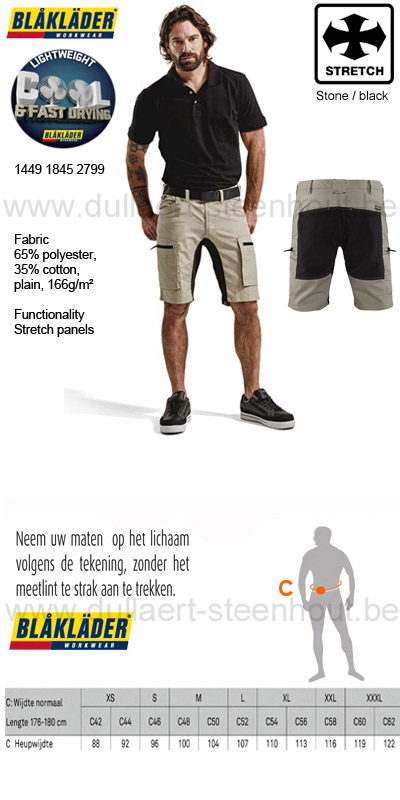 korte werkbroek